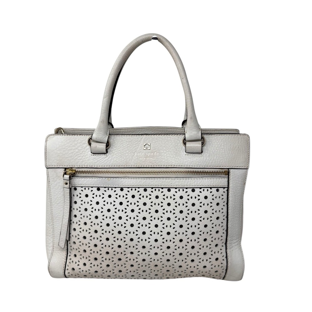 Kate spade perri Lane white cut out bag shouder bag